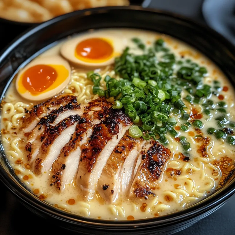 A bowl of food with chicken and noodles.
