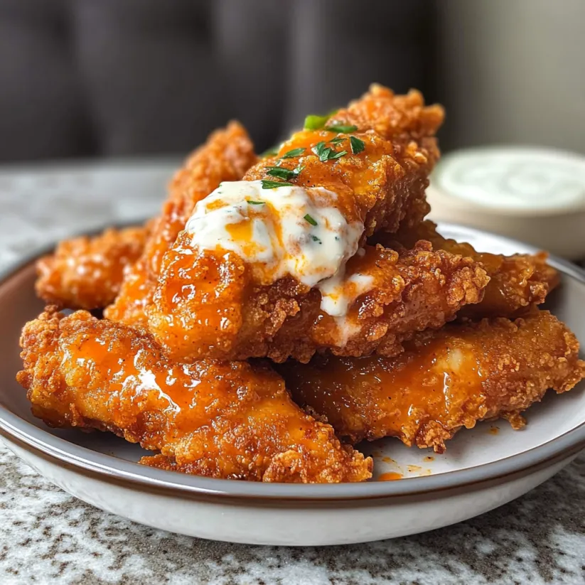A plate of chicken wings with sauce on top.