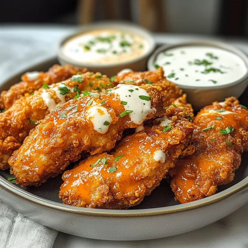 A plate of chicken wings with sauce.