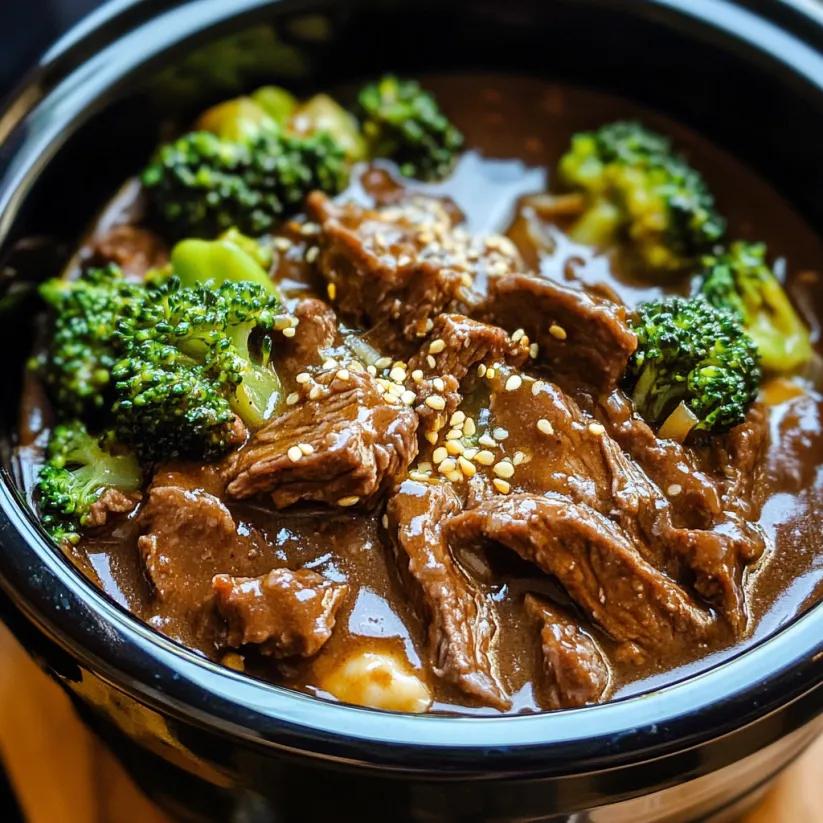 A bowl of beef and broccoli.