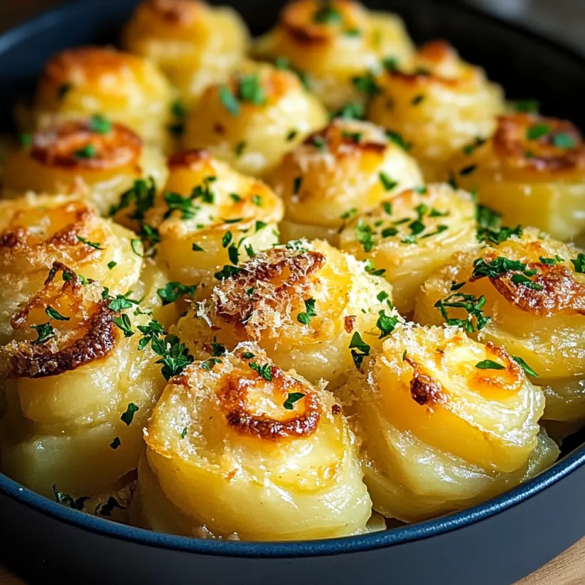 Duchess potatoes in a bowl.