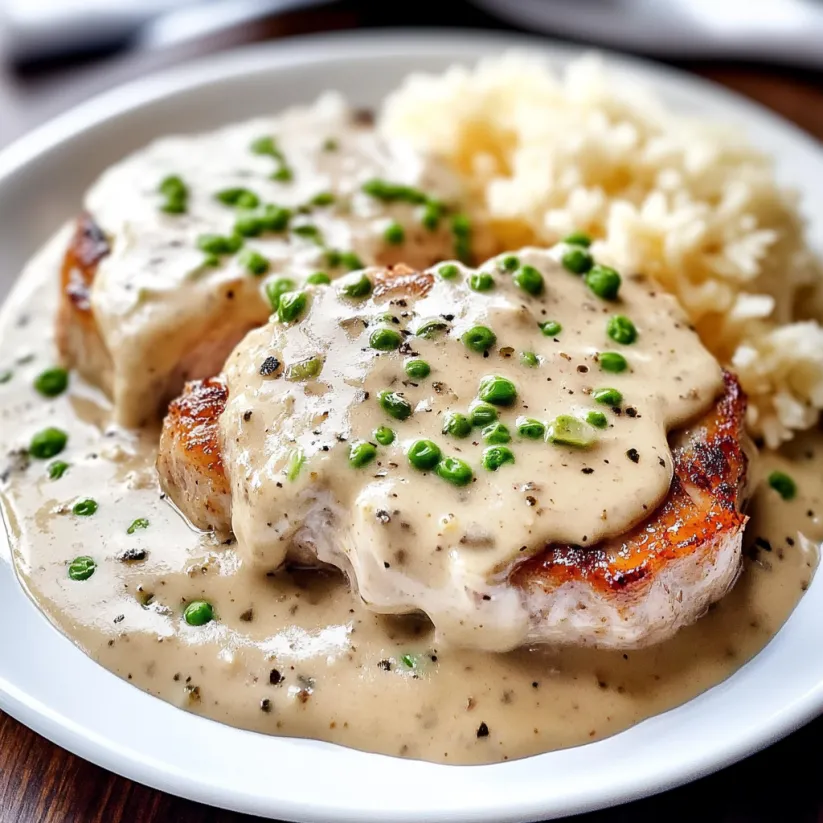 Slow Cooker Creamy Ranch Pork Chops.