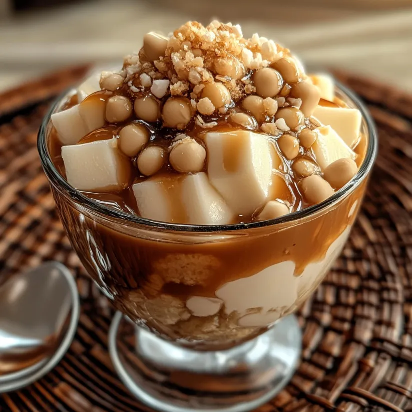 A cup of Taho Delight.