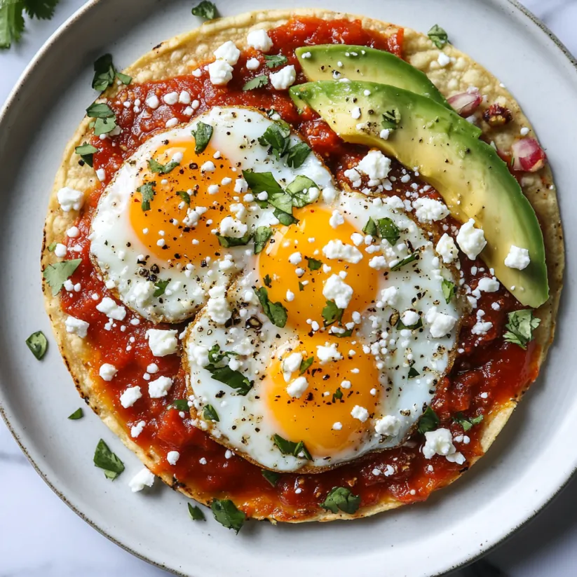 A plate of food with eggs and salsa.