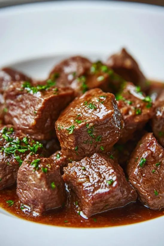 Air fryer steak bites.