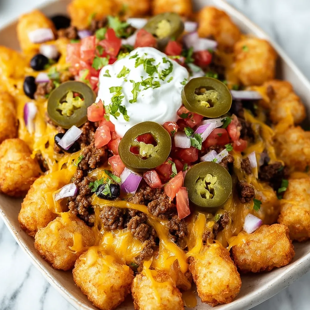 A plate of food with a white sauce on top.