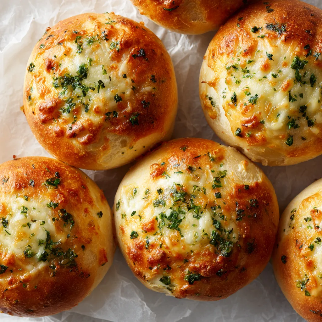 A plate of cheese bombs.