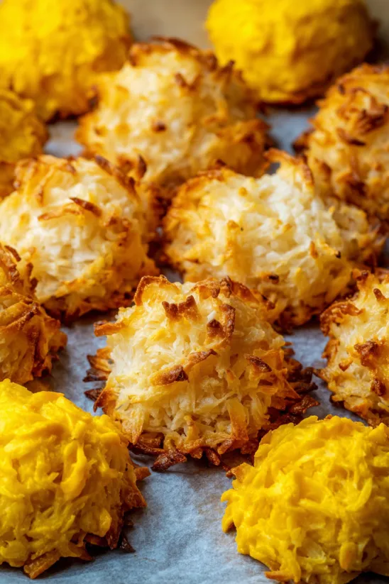 A pile of cocadas.