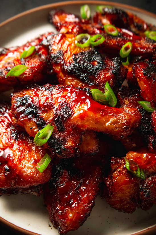 A close up of Chinese BBQ Pork.