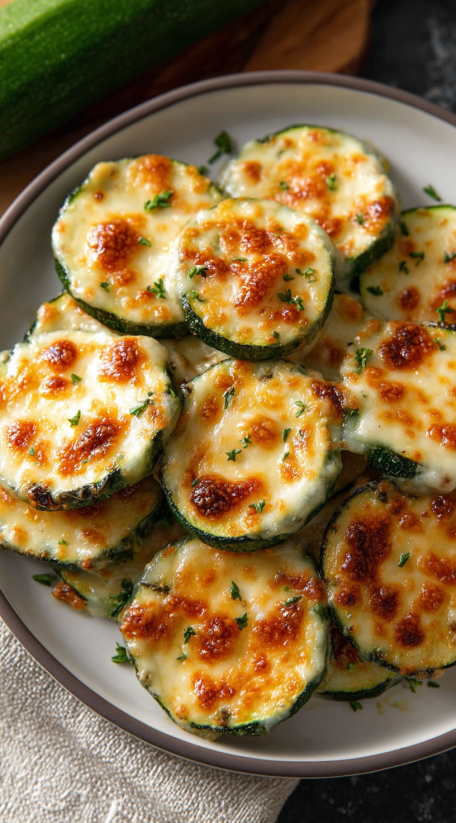 Baked Parmesan Zucchini.