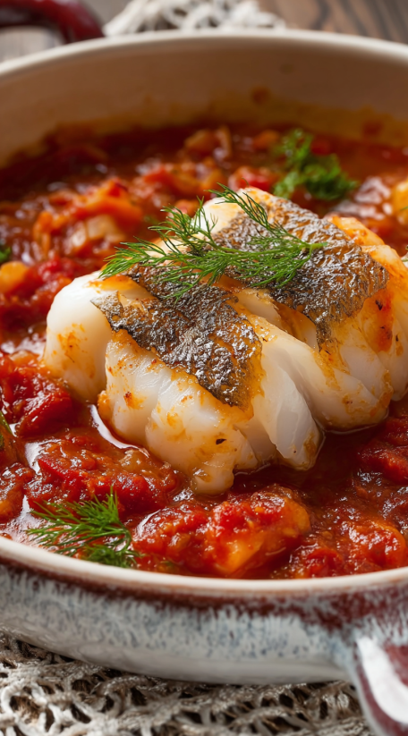 A bowl of Chinese tomato fish pot.