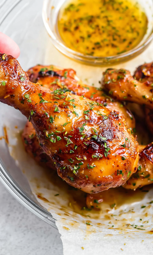 Air fried sweet chili chicken wings.