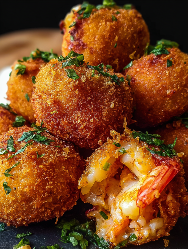 Shrimp Crab Nacho Corn Dogs.