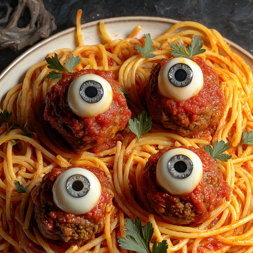 A plate of spaghetti with meatballs and mozzarella cheese.