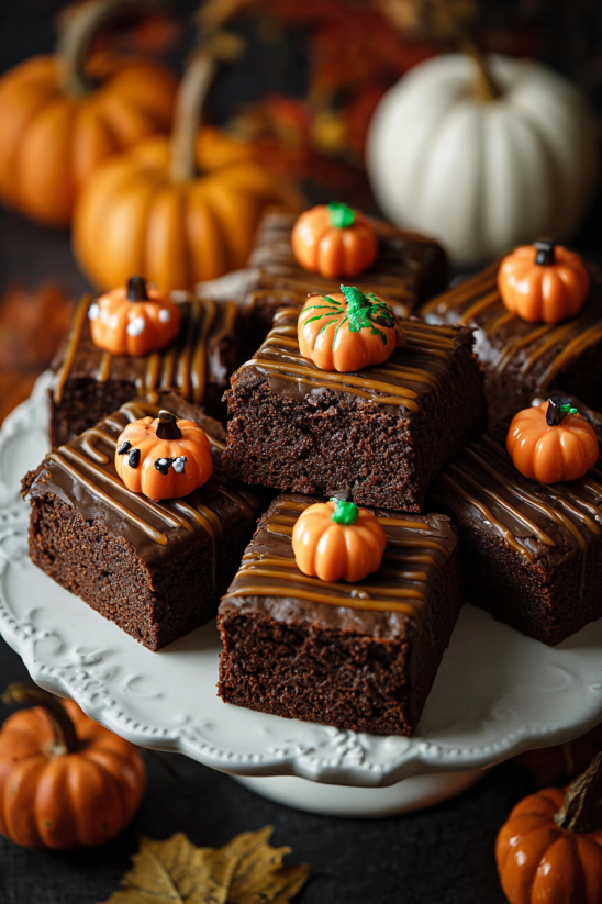 Pumpkin Patch Brownies.