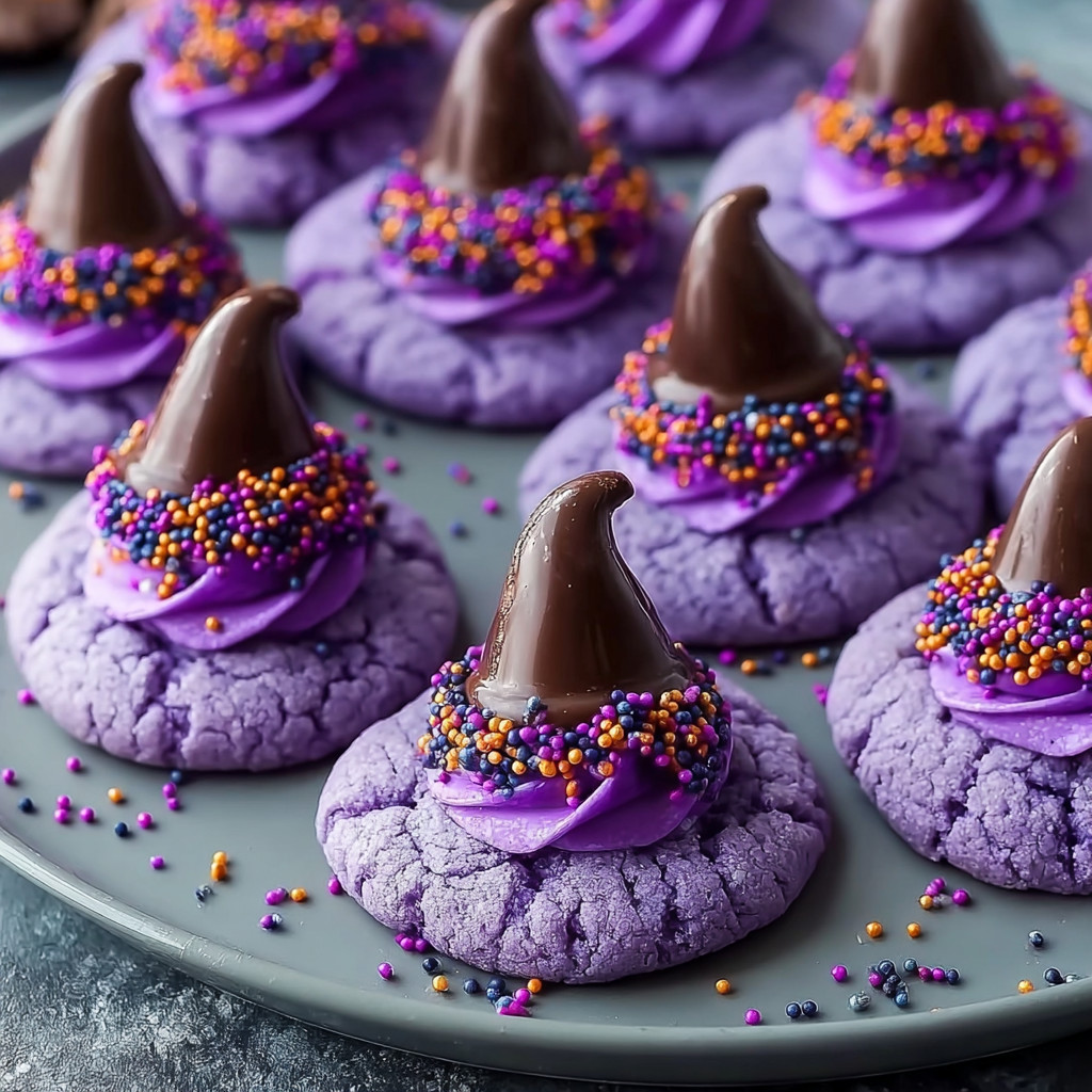 A plate of cookies with chocolate toppings.