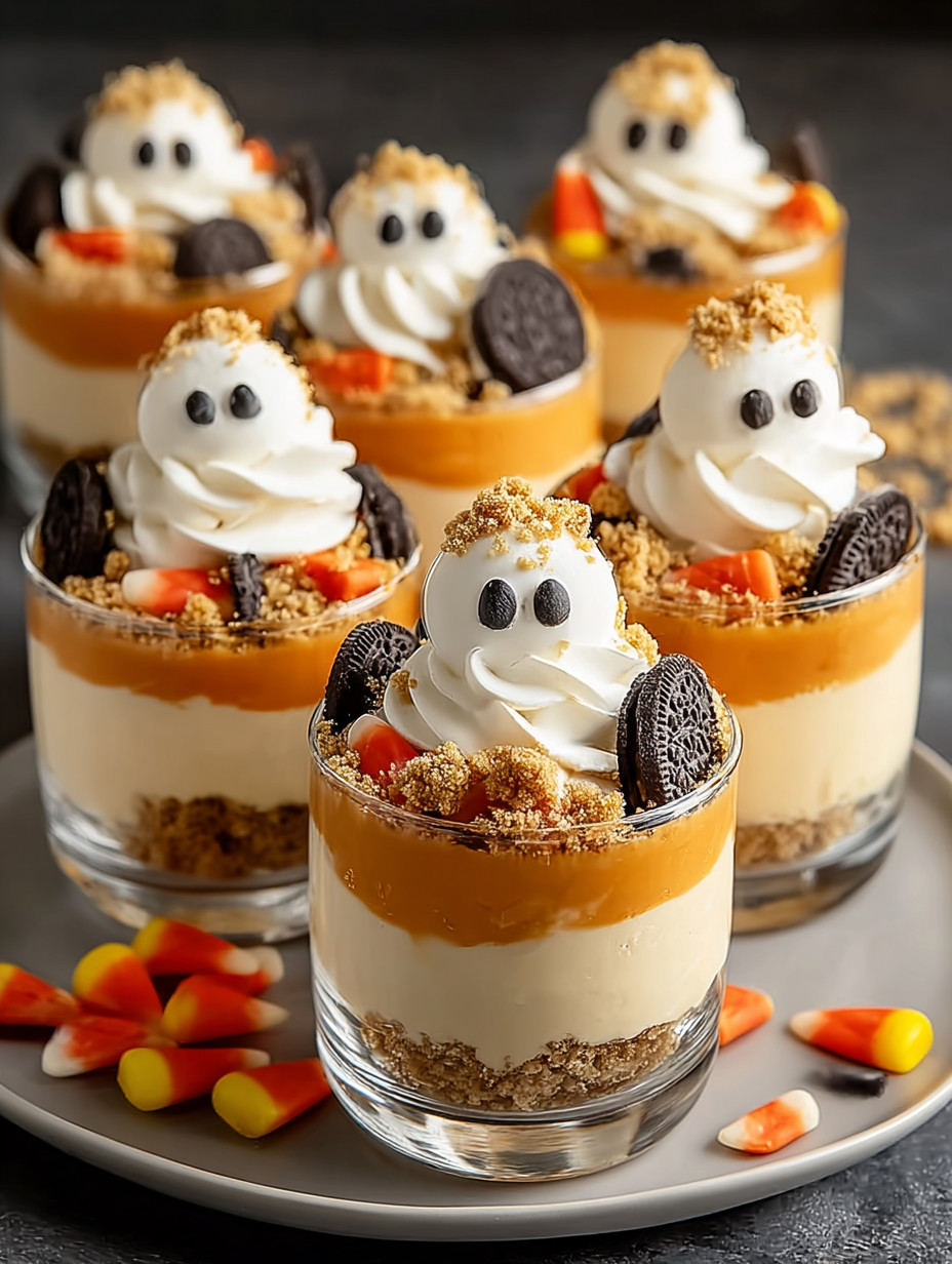 No-Bake Halloween Cheesecake Parfaits that Wow Every Guest.