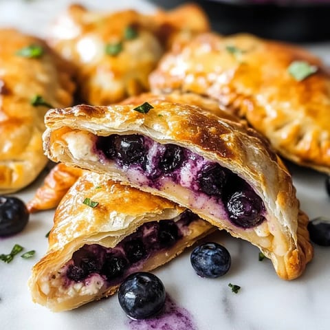 Blueberry Goat Cheese Empanadas.